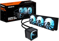 Gigabyte EAGLE 360 Wasserkühlung AIO CPU mit 3 Lüfterabmessung 120mm und RGB Beleuchtung