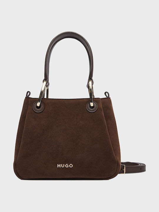 Women's Tote Bag Suede Brown