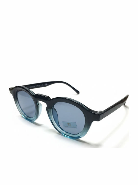 V-store Women's Sunglasses With Light Blue Frame And Light Blue Lens
