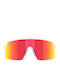 Oakley Unisex Sunglasses with Transparent Horn-Rimmed Frame and Transparent Mirror Lens
