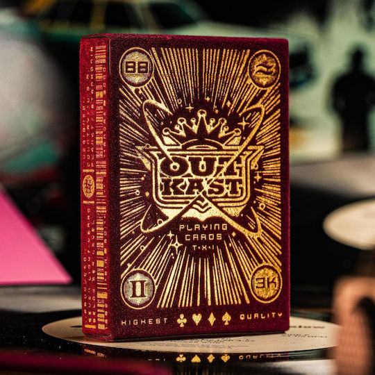 Outcast Cărți de joc 1 buc pentru Poker Roșie