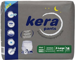 Kera Scutece Lenjerie Intimă Pentru Incontinență XLarge 14 Bucăți Kera Scutece Lenjerie Intimă Pentru Incontinență XLarge 14 Bucăți