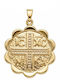 Kontopoulos Pendant Kids Charm Constantine Coin in 9K Gold KN23BJ