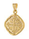 Kontopoulos Pendant Kids Charm Constantine Coin Gold 9K K008BJ
