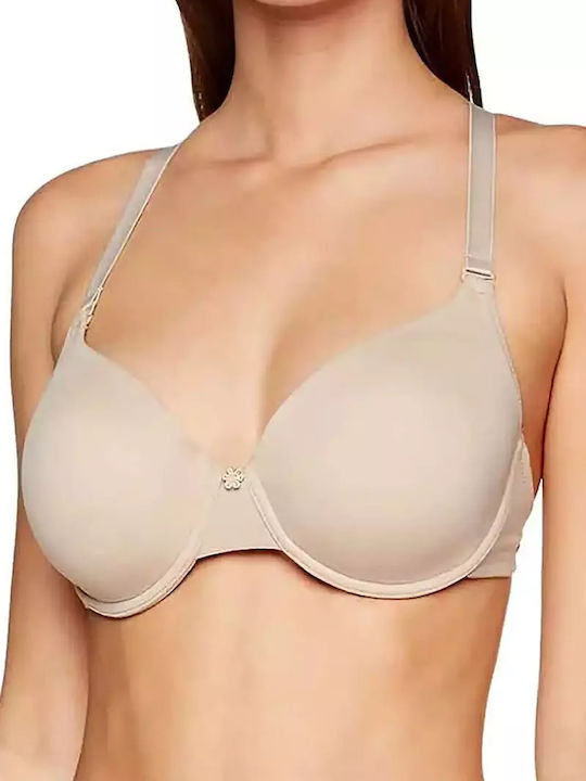 Μπεζ Σουτιέν με Ελαφριά Ενίσχυση & Μπανέλες 2Pack