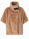 Short Women's Beige Fur