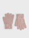 Kinderhandschuhe Gestrickt Rosa