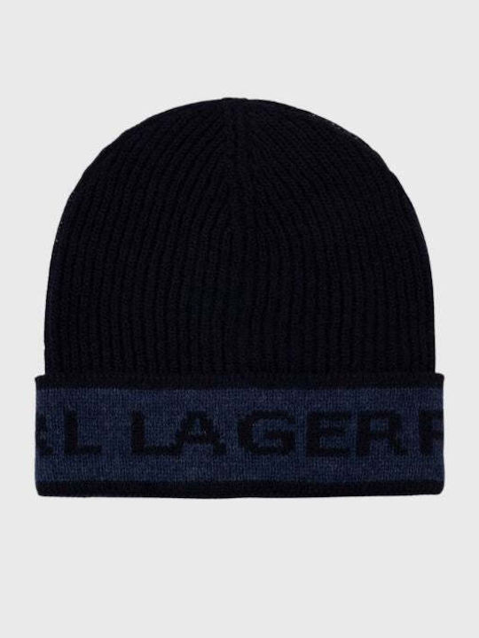Beanie Men's Knitted Beanie in Blue Colour