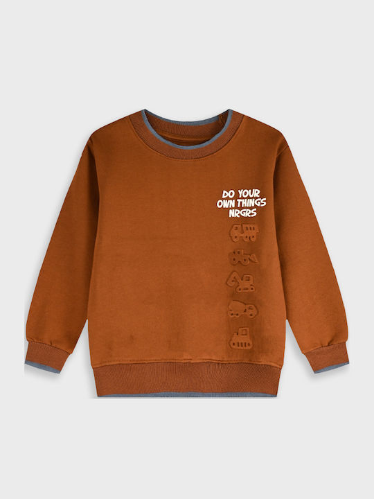 Energiers Bluza Pentru Copii Cu Mâneci Lungi Bronz Do Your Own Things