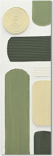 Canvas Painting "Organic Geometry" 30x90x3
