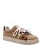 Damen Anatomische Sneakers Camel
