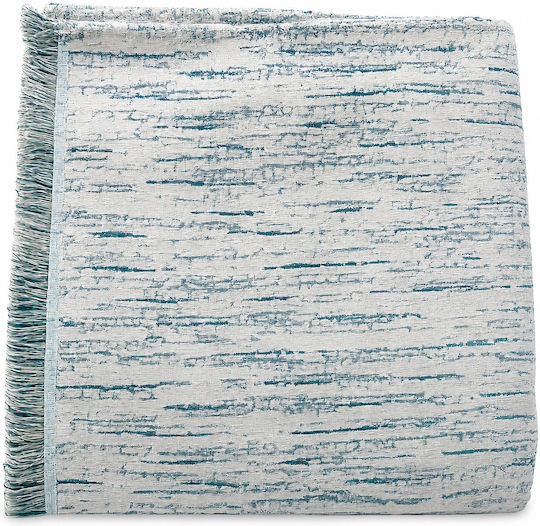 Xionoula Home Ριχτάρι Διθέσιου Καναπέ Ζακάρ 180x250εκ. Petrol