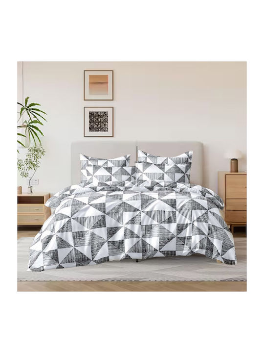 SpitiBazaar Module Cearceafuri De Pat Superduble Cu Hugger Din Cauciuc 160x200+30cm Multicolor 4 Bucăți