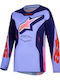 Kids Motocross Jersey Alpinestars Fluid Hunt Pur Pnk