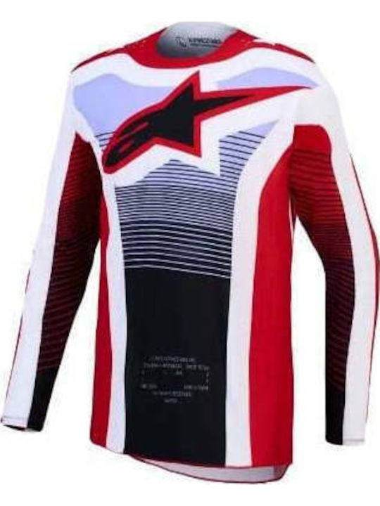 Motocross Bluse Alpinestars Techstar Maven Rot ...
