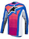 Motocross Jersey Alpinestars Techstar Maven White Cl Bl