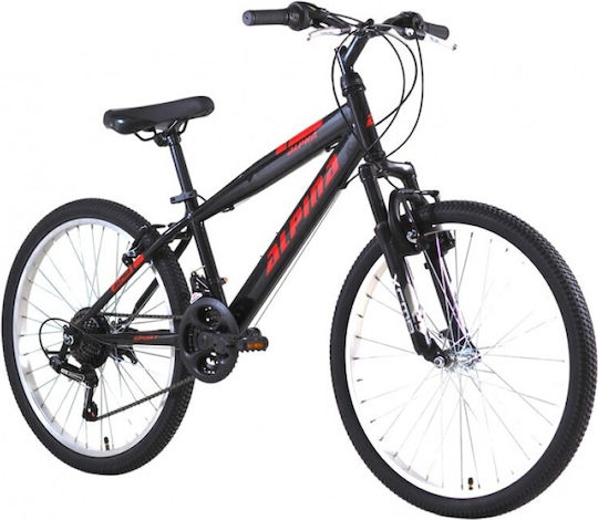 Alpina 21t/s 26 Zoll Schwarzes Mountainbike mit Geschwindigkeiten