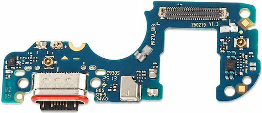 Clappio Conector Port De Încărcare Motorola Moto G56 Usb-C Microfon Verde