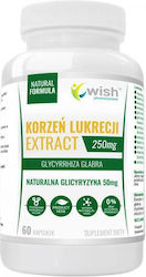 Wish Pharmaceutical Licorice Root Extract 250mg 60 κάψουλες Wish Pharmaceutical Licorice Root Extract 250mg 60 κάψουλες