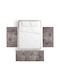 Greenwich Polo Club Essential 3108 Modern Bedroom Rug Set Faux Fur 3 Pieces