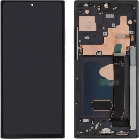 Clappio Full Oled Screen Replacement Frame Galaxy Note 20 Ultra Black