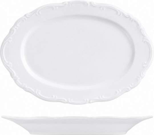 Kutahya Porselen Oval Porcelain Serving Platter 6 Pieces