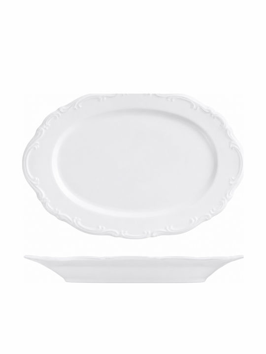 Kutahya Porselen Oval Serving Platter Made of Porcelain 6 Pieces