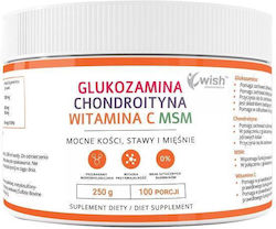 Wish Pharmaceutical Glucosamine + Chondroitin + Vitamin C + MSM Supplement for Joint & Bone Health 250gr Wish Pharmaceutical Glucosamine + Chondroitin + Vitamin C + MSM Supplement for Joint & Bone Health 250gr