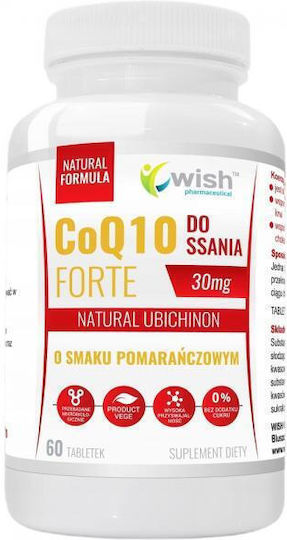 Wish Pharmaceutical CoQ10 Forte 30mg 60 μασώμενες ταμπλέτες