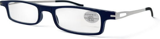 Optosquad Lesebrillen +1.25 mit Magnet in Blau Farbe D-1977-2