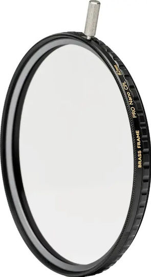 NiSi Filtru Circular Polarizator True Color CPL PRO Nano Cadru Din Alama 55mm