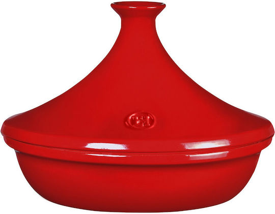 Emile Henry Runde Keramik Niederländische Ofen 27x27cm