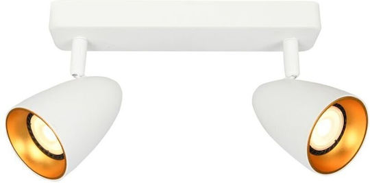Italux Double Spot in White Colour