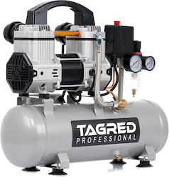 Compresor fără ulei Tagred 9l 1100w 2 pistoane 8 bar 158 l min Ta327 Compresor fără ulei Tagred 9l 1100w 2 pistoane 8 bar 158 l min Ta327