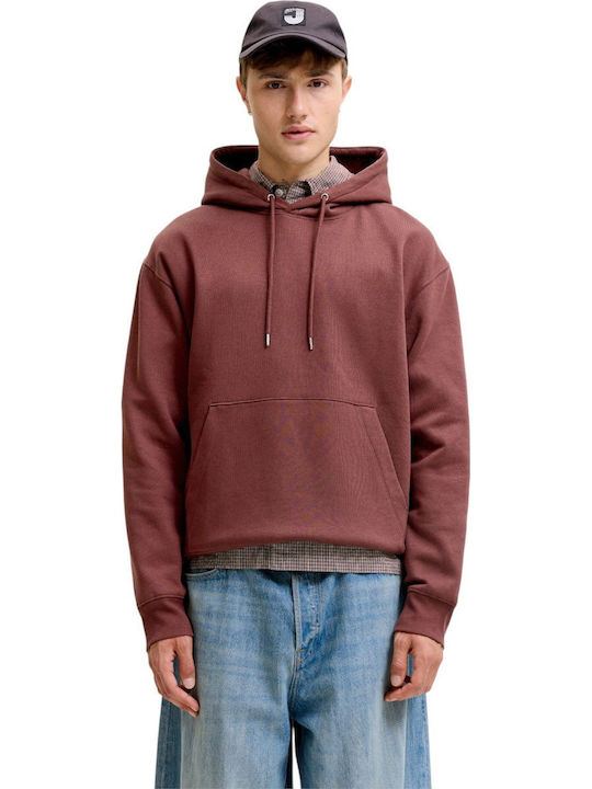 Jack & Jones Φούτερ με Κουκούλα Bitter Chocolate