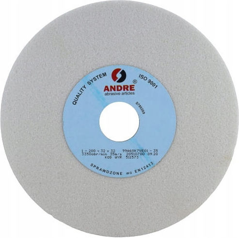 Andre Flat Grindstone 200mm X 32mm X 32mm 99a60k7ve01-35 White "type 1"
