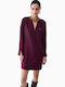 Sommer Damenkleid Burgundisch