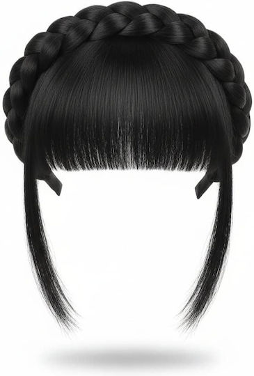 Synthetic Hair Extensions Braided Ribbon Type Bangs
