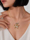 Liva Fashion Double Gold Plated Necklace