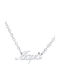 Bijou Box Mum Necklace Made of Steel with Zircon