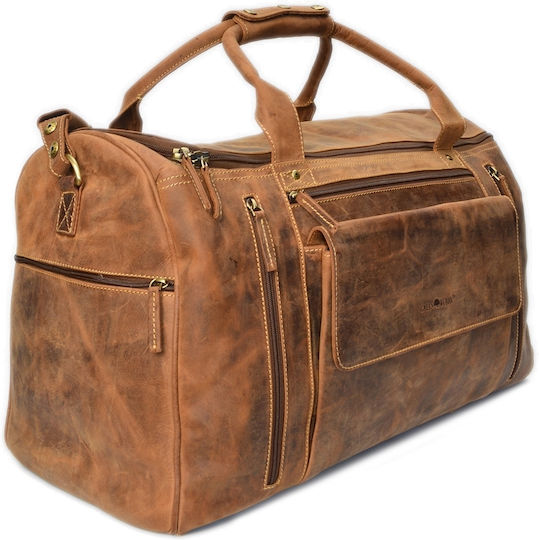 Greenburry Geantă Voiaj Maro din Piele M53xL26xÎ34cm.