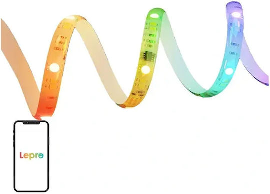 Lepro Waterproof Smart LED Strip Wi-Fi RGBIC Light 10m with Power Supply