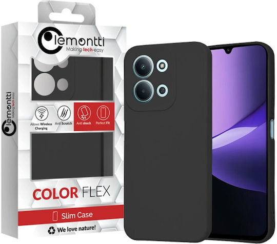 Lemontti Weiche Schlanke Silikon Handyhülle Xiaomi Redmi 15c 4g Redmi 15c 5g Schwarze