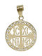 Daskalakis Kinder Amulet Daskalakis Beidseitig mit Kette Konstantin-Münze aus 14K Gold 24610186