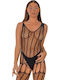 Sexy Bodystocking Garter Lace Black