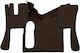 King Interior Front Car Mats 3 Pieces for Volvo FH 2002-2012 Brown