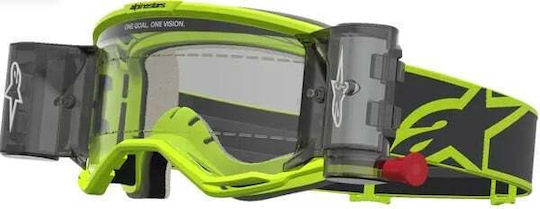 Очила За Мотокрос Alpinestars Vision 5 Rora Roll-off Yw Fluo Bk