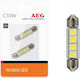 2x Bec Led C10w 41mm Retrofit Led Cald Alb Cald