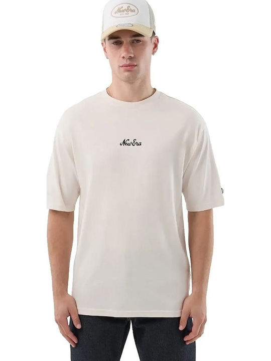 New Era T-shirt Ecru