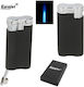 EuroJet Windproof Flame Lighter in Black Colour
